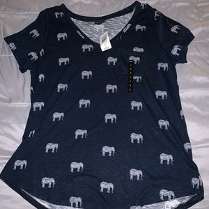 Elephant print shirt
